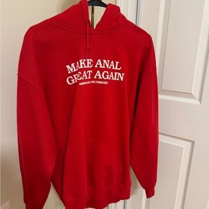Red Graphic Men's Sweater